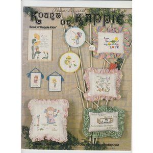 Kount on Kappie Cross Stitch Pattern Booklet Book 4 Kappie Kids Children